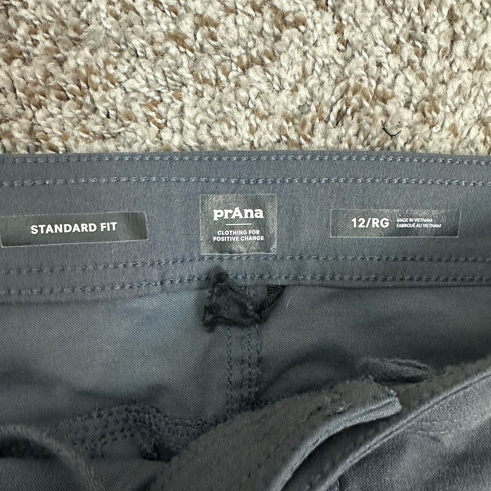 PrAna Halle Jogger II Pants Womens 12 Gray Cargo Hiking Stretch Outdoor Travel - Picture 2 of 9